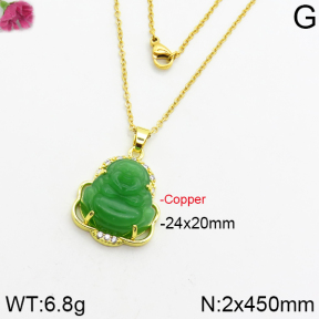 Fashion Copper Necklace  F2N400057vbnl-J66