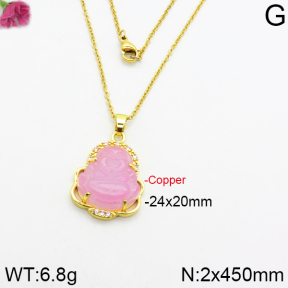 Fashion Copper Necklace  F2N400058vbnl-J66
