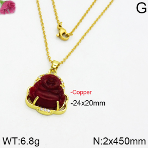 Fashion Copper Necklace  F2N400060vbnl-J66