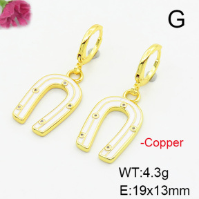 Fashion Copper Earrings  F6E301417vbmb-L017
