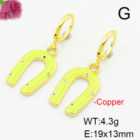 Fashion Copper Earrings  F6E301418vbmb-L017