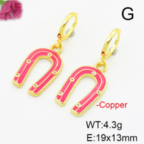 Fashion Copper Earrings  F6E301419vbmb-L017