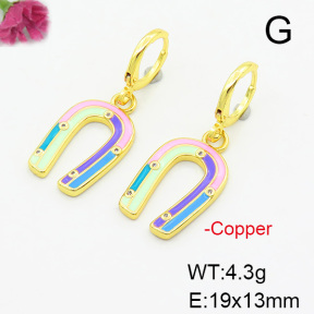Fashion Copper Earrings  F6E301421vbmb-L017