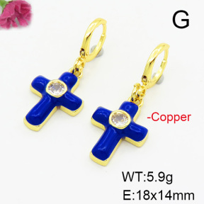 Fashion Copper Earrings  F6E301425ablb-L017