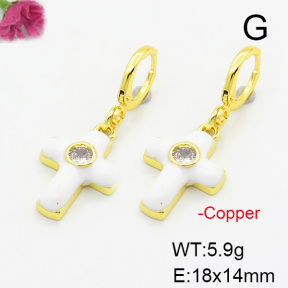 Fashion Copper Earrings  F6E301432ablb-L017