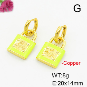 Fashion Copper Earrings  F6E301436ablb-L017
