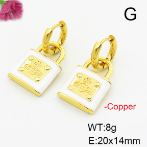 Fashion Copper Earrings  F6E301438ablb-L017