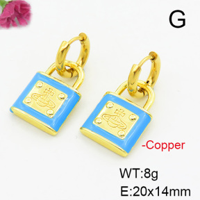 Fashion Copper Earrings  F6E301439ablb-L017