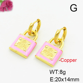 Fashion Copper Earrings  F6E301440ablb-L017