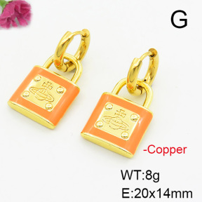 Fashion Copper Earrings  F6E301442ablb-L017