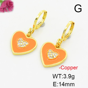 Fashion Copper Earrings  F6E301452vbnb-L017