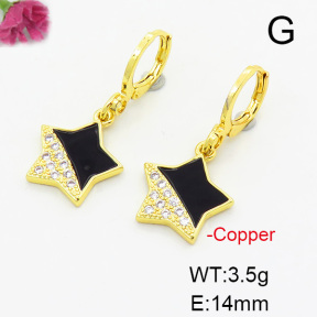 Fashion Copper Earrings  F6E301453ablb-L017