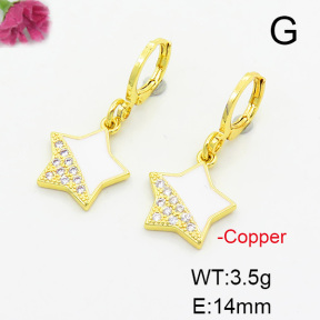 Fashion Copper Earrings  F6E301454ablb-L017