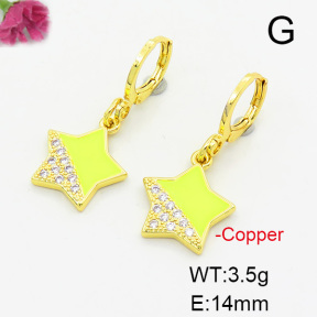 Fashion Copper Earrings  F6E301456ablb-L017
