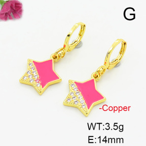 Fashion Copper Earrings  F6E301457ablb-L017