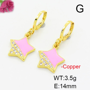 Fashion Copper Earrings  F6E301458ablb-L017