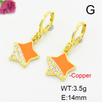 Fashion Copper Earrings  F6E301459ablb-L017