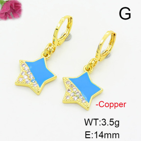 Fashion Copper Earrings  F6E301460ablb-L017