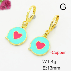 Fashion Copper Earrings  F6E301466vbmb-L017