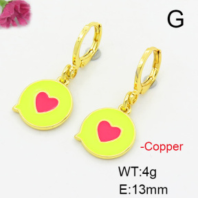 Fashion Copper Earrings  F6E301467vbmb-L017