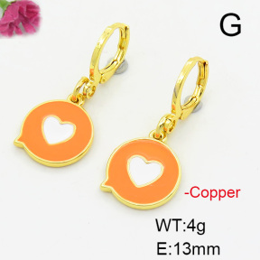 Fashion Copper Earrings  F6E301468vbmb-L017
