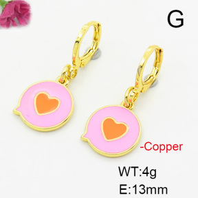 Fashion Copper Earrings  F6E301470vbmb-L017