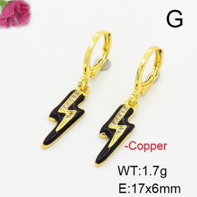 Fashion Copper Earrings  F6E301472ablb-L017