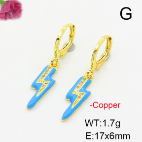 Fashion Copper Earrings  F6E301473ablb-L017