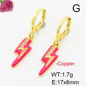 Fashion Copper Earrings  F6E301474ablb-L017