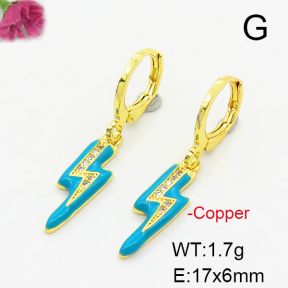 Fashion Copper Earrings  F6E301475ablb-L017