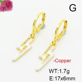 Fashion Copper Earrings  F6E301477ablb-L017