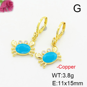 Fashion Copper Earrings  F6E301479ablb-L017