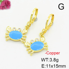 Fashion Copper Earrings  F6E301480ablb-L017
