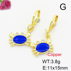 Fashion Copper Earrings  F6E301481ablb-L017