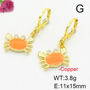 Fashion Copper Earrings  F6E301482ablb-L017