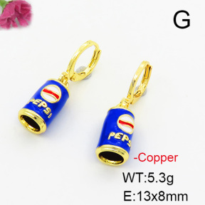 Fashion Copper Earrings  F6E301485vbmb-L017