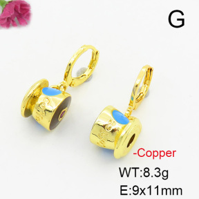 Fashion Copper Earrings  F6E301487ablb-L017