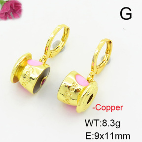 Fashion Copper Earrings  F6E301490ablb-L017