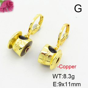Fashion Copper Earrings  F6E301491ablb-L017