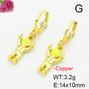 Fashion Copper Earrings  F6E301498baka-L017