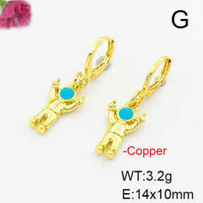 Fashion Copper Earrings  F6E301499baka-L017
