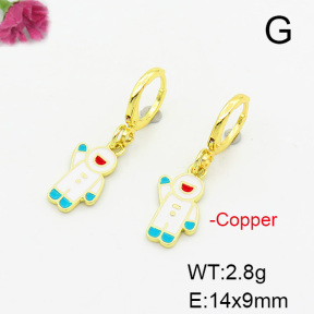 Fashion Copper Earrings  F6E301502ablb-L017