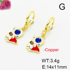Fashion Copper Earrings  F6E301504ablb-L017