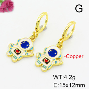 Fashion Copper Earrings  F6E301505ablb-L017