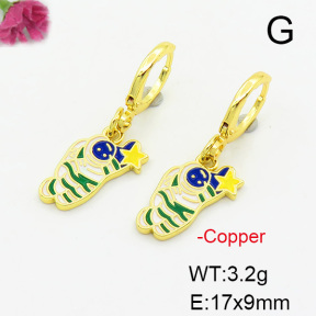 Fashion Copper Earrings  F6E301506ablb-L017