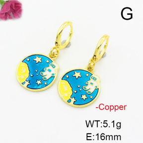 Fashion Copper Earrings  F6E301507ablb-L017