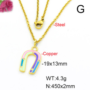 Fashion Copper Necklace  F6N300601avja-L017