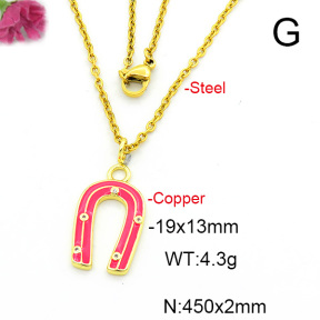 Fashion Copper Necklace  F6N300602avja-L017
