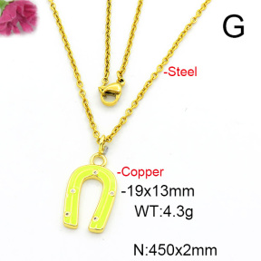 Fashion Copper Necklace  F6N300603avja-L017