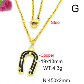 Fashion Copper Necklace  F6N300604avja-L017